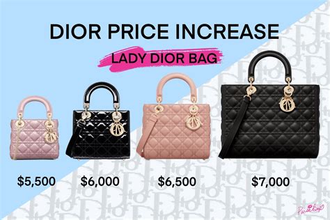 dior tote bag price usa|european dior bag price list.